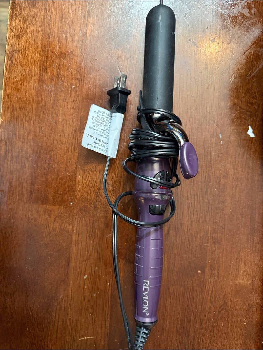 Curling Iron (Not Electronics Category)has a hot guard to keep from burning as I